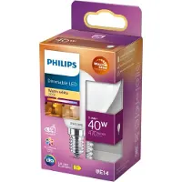 Philips Leuchtmittel LED 4,5W (470lm) Krone Dimbar E14 - Philips