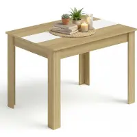 VCM Esstisch, Holzwerkstoff Küchentisch H. 75 x B. 115 x T. 80 cm, kompakter Speisetisch für Küche & Essbereich, Tisch Disalo