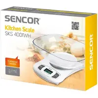 Sencor SKS 4001WH kitchen scale White Electronic kitchen scale