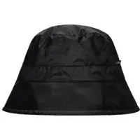 Rains Fischerhut Bucket Hat Ripstop Unisex Black-M / L