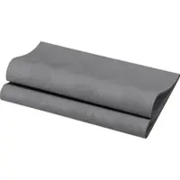 Duni GmbH Elegance Servietten 40x40 cm, granite grey - Hochwertige Tischdeko | Packung (40 Servietten)