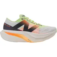 New Balance FuelCell SuperComp Elite v4 White Bleached Lime Glo Hot Mango - EU 40.5