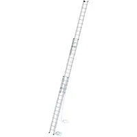 Proregal Sprossen-Seilzugleiter 3-teilig ohne Traverse 3x14 Sprossen