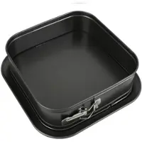BURI 6x Backform quadratisch 24x24cm Backblech kochen backen Kuchen Küche Haushalt