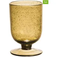 TABLE PASSION Stielglas Gordes Bullé 25 cl bernsteinfarben x6 - Gelb Rund Glas