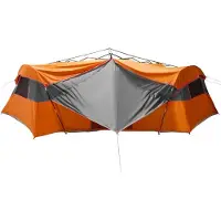 vidaXL Innenzelt mit Dach Grau und Orange 520 x 520 x 190 cm Taft