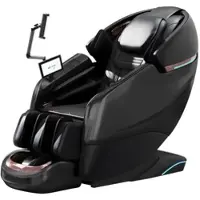 360Home 4D Ganzkörper Massagesessel, Mit Heizfunktion, Tiefenmassage, für den ganzen Körper geeignet, Bluetooth SL Schienen Schwarz L155xB76xH116cm /G6Hei/
