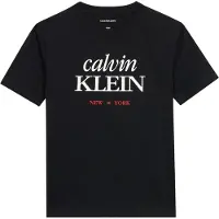Calvin Klein T-Shirt LVCKSJA07B Schwarz Regular Fit