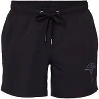 JOOP! Badeshorts JOOP "Solid Cornflower", Herren, Gr. S, N-Gr, oxford, Web, Obermaterial: 100% Polyester, Badehosen Badeshorts, mit seitlichen Taschen und Tunnelzug