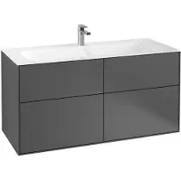 Villeroy & Boch V&B Waschtischunterschrank Wandbeleuchtung Finion 119,6x59,1x49,8cm, Olive Matt Lacuer