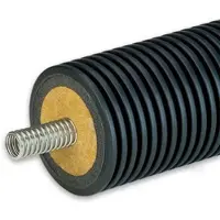 Armacell Fernwärmeleitung Solar Edelstahlwellrohr, single ohne Führungskabel (Ausführung: Ø125 mm. DN20)