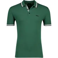 HUGO BOSS für Herren. 50469055 Polo Paddy dunkelgrün (M), Lässig, Baumwolle, Kurzarm