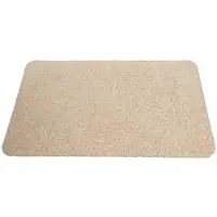 Wenko Hydro Wonder Badezimmer- und Duschmatte, 40 x 60 cm, rutschfest, wasserdurchlässig, beige