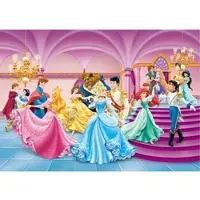 Disney Fototapete Prinzessinnen Rosa Blau und Gelb 255 x 180 cm 600351