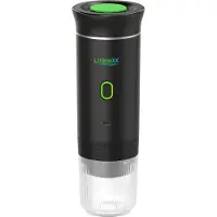 Lifenaxx Espresso To Go Lifenaxx LX-060, 72W, 7500 mAh, USB-C, Kannen-/Wasserkapazität 120ml/60ml, Schwarz