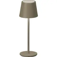 FISCHER&HONSEL GMBH FHL Roxi LED Tischleuchte 1,5W dimmbar Akku CCT einstellbare Lichtfarbe dark-greige 850766
