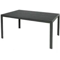 Inda -Exclusiv Alu Non-Wood Gartentisch Tisch Esstisch Gartenmöbel L150/160/180cm