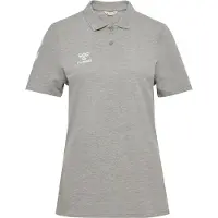 Hummel Go 2.0 Chevron Kurzarm-poloshirt Für Damen Grau XS Frau Grau XS