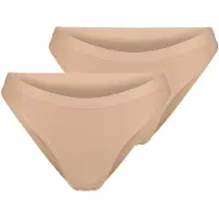 Sloggi Tanga "GO Sense" 2er Pack, Modalmix, nahtlos, flacher Saum, elastisch, weich