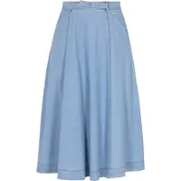 Dreimaster Women Skirt in light blue denim | Gr.: XL