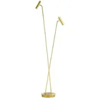 HELL Tom 60411 LED-Stehleuchte-Messing matt-mit LED (2700K)