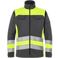 Kübler REFLECTIQ Jacke Klasse 1 warngelb/anthrazit 4XL - 1208 8340-3497-4XL - warngelb/anthrazit
