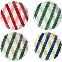 &Klevering - Bliss Teller, Ø 20,5 cm, mehrfarbig (4er-Set)