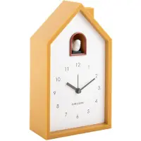 Karlsson - Wecker Modern Cuckoo - Gelb - 12x6x20cm