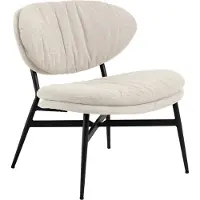 Fonq Burma Sessel Lounge-Sessel Stoff beige.