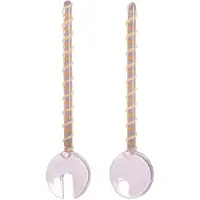 &Klevering - Sling Salatbesteck, rosa