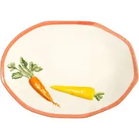 &k amsterdam &klevering - Carota Teller 40 x 28 cm, orange
