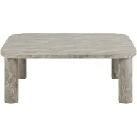 Molecule Runder Couchtisch Solano Grau 75 cm Durchmesser, 36 cm hoch, mit Ablagefläche