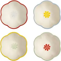&k amsterdam &klevering - Folk Schale Ø 12,5 cm, multi (4er-Set)