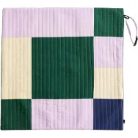 HAY - Quilted Dogs Travel Blanket 80 x 80 (Lavender, Green & Blue)