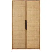 HK Living - Pioneer Schrank, 100 x 180 cm, Rattan