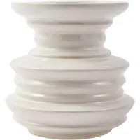 Pols Potten Vase Stacked Plates Off-White