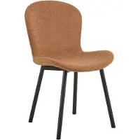 Ebuy24 Esra Esszimmerstuhl Stoff orange.