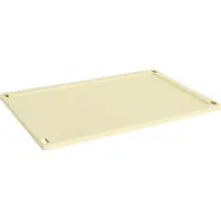 HAY Deckel Colour Crate Lid Metal Large Light Yellow