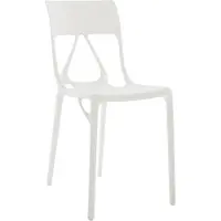 Kartell A.I. Lite Stuhl, weiß, Höhe 80 cm - , A.I. Lite, Weiß, für Terrasse, Kunststoff, Modern