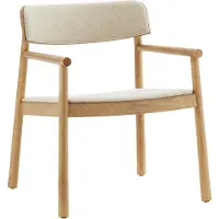 Normann Copenhagen - Timb Lounge Armlehnstuhl, tan / Hallingdal 220