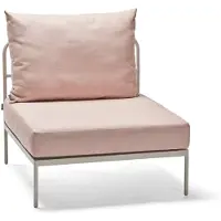 Stern Coco Lounge-Mittelelement Aluminium/Polyacryl