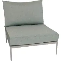 Stern Coco Lounge Mittelelement Aluminium greige inkl. Kissen