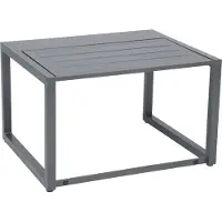 Stern Novus Funktionsbeistelltisch Aluminium 67x63 cm