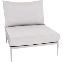 Stern Coco Lounge Mittelelement Aluminium greige inkl. Kissen