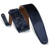 Levys Leathers M4GF Gurt aus Bekleidungsleder mit Riemen schwarz