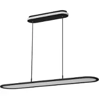 Osram LED Deckenleuchte OFFICE LINE PANEL ELLIPSE 57W 940 Black Dimmbar Neutralweiss 4099854464874