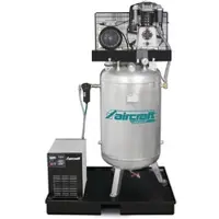 Aircraft Stationärer Kolbenkompressor mit Kältetrockner AIRPROFI 853/270/10 VK