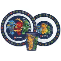 Procos LEGO Ninjago Elementar-Geschirrset, Mikroplastik