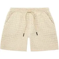 OAS Kurze Hose Ecru Porto Waffle Herren-S