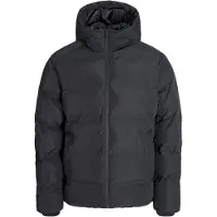 Jack & Jones 12278749_2161_XXL, Puffer, Uni, Erwachsener, Reißverschluss, Polyester, Schwarz